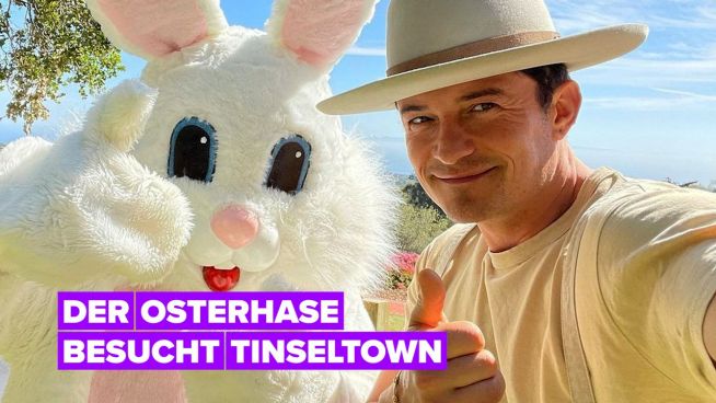 Hollywood-Familien feiern Ostern